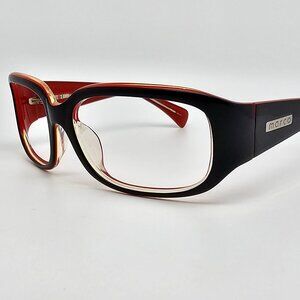 Marco Italy Mod 39 Col.01P Gloss Black on Crystal Orange Sunglasses FRAME ONLY